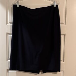 Ann Taylor Elegant Navy Pencil Skirt